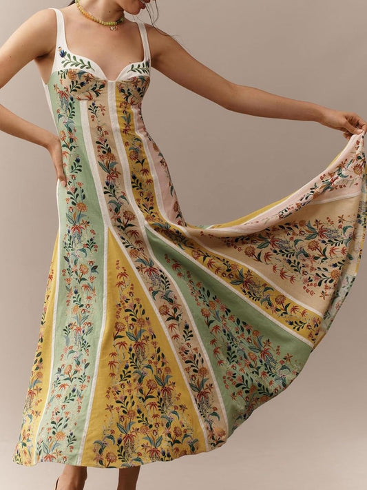 Women's Boho Print Dress