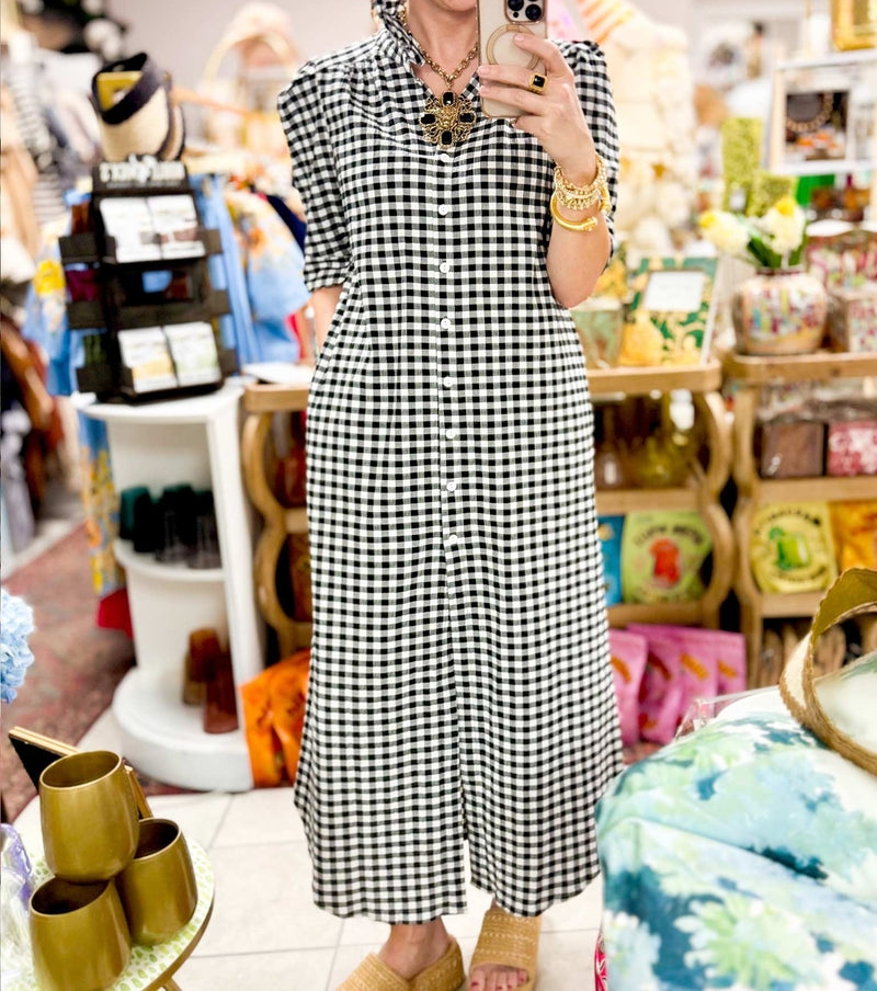 Nina Gingham Dress