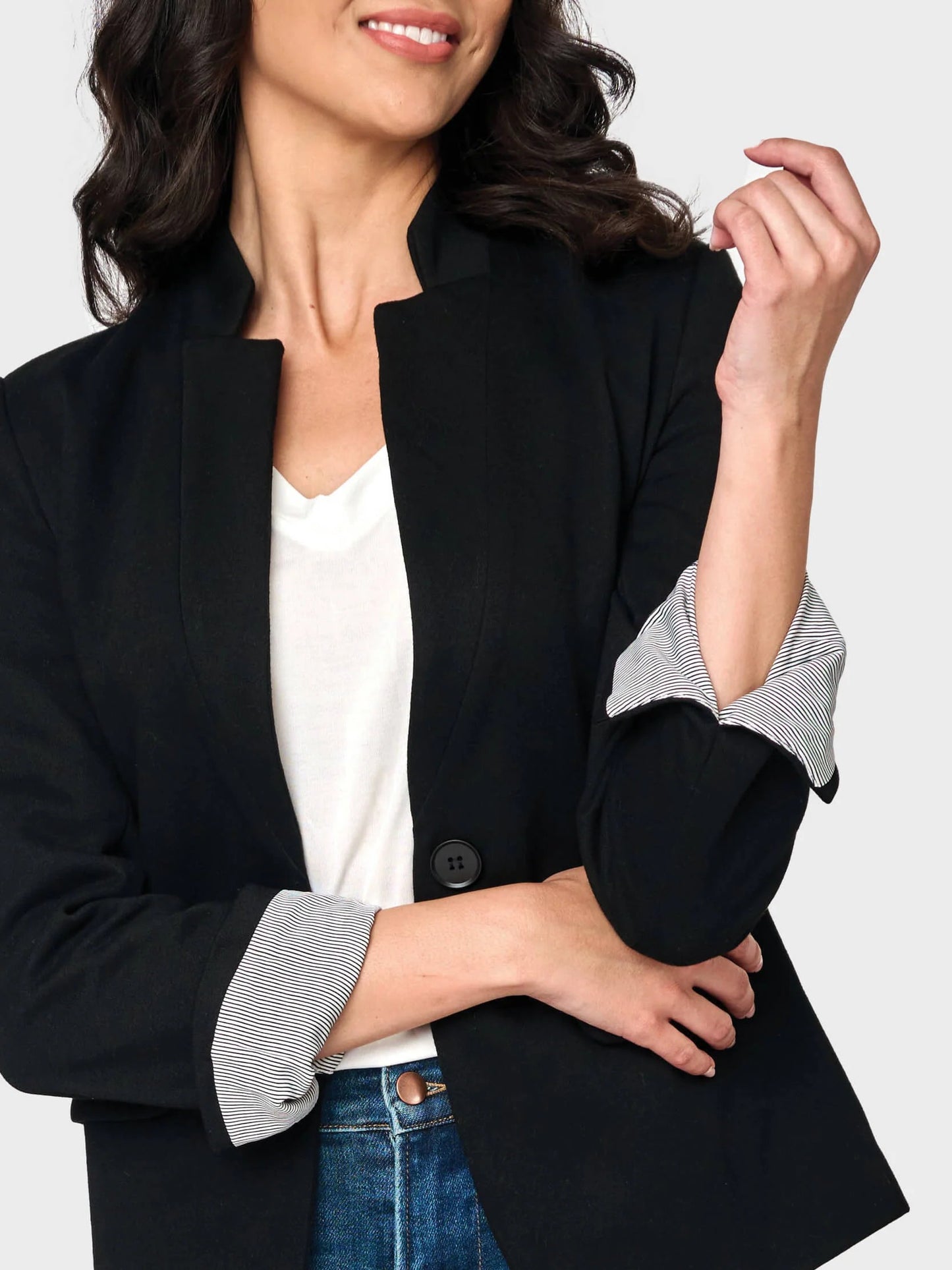 Notch Collar Blazer