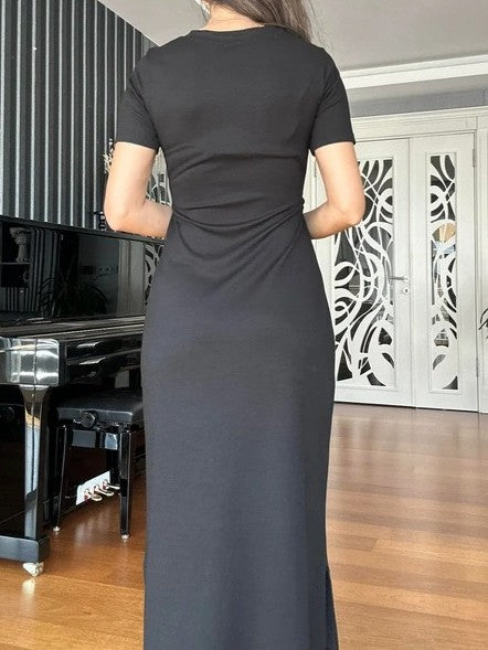 KNOT BOAT MIDI DRESS