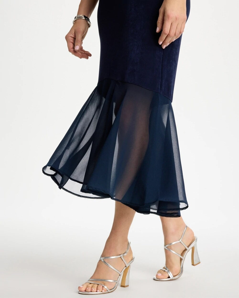 Travelers Chiffon Hem Dress