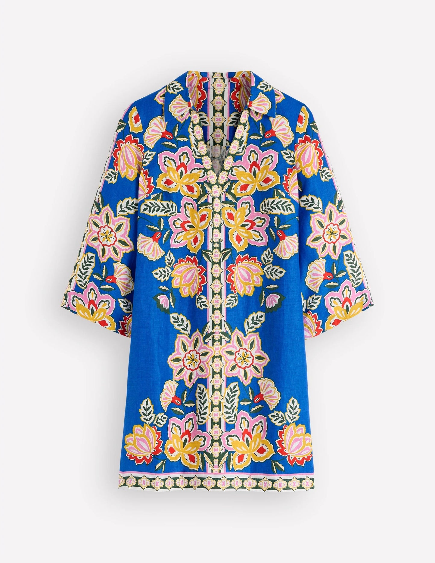 Carmen Linen Short Dress
