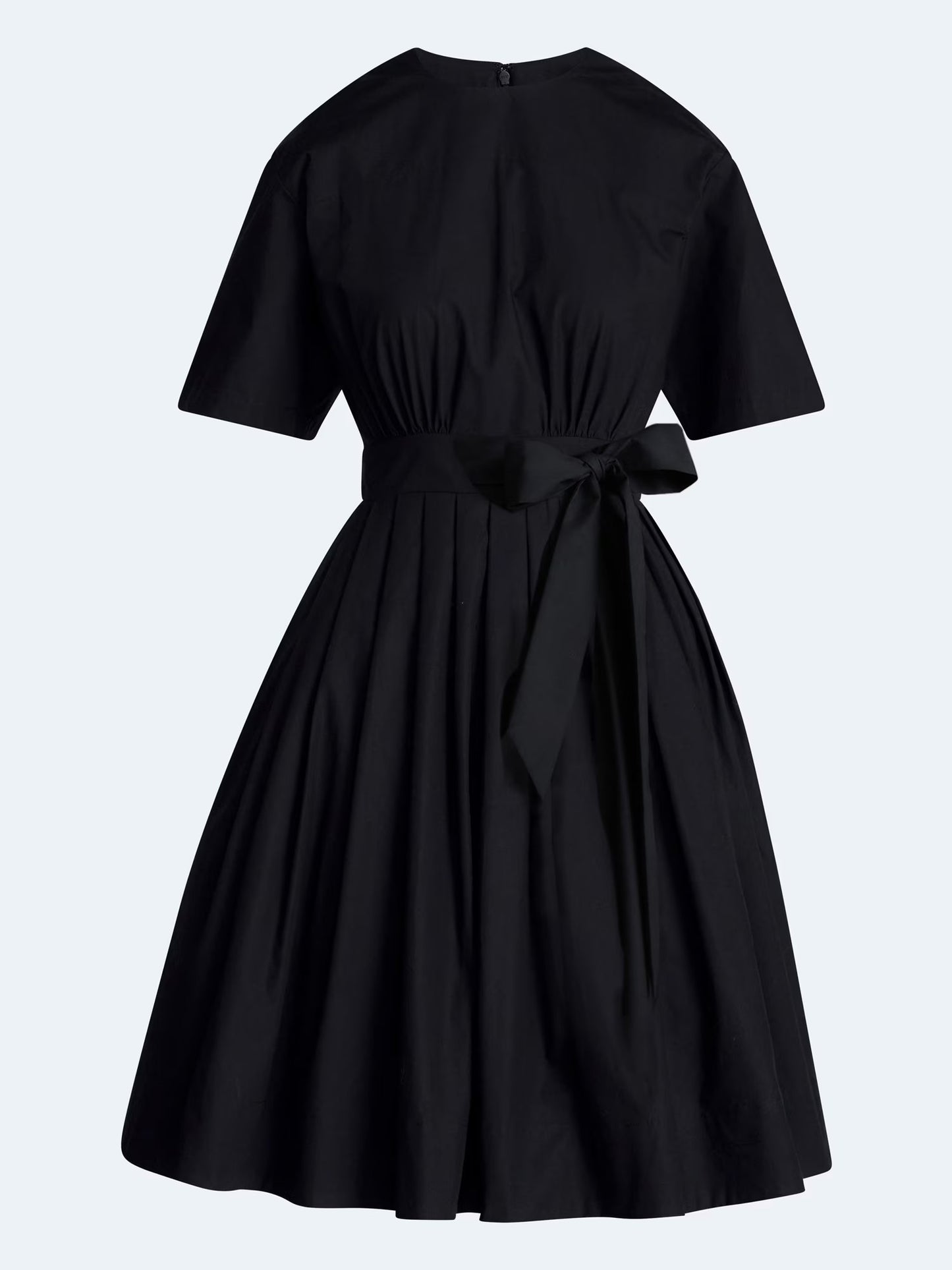 Devil Wears Prada Scoop Collection Women's and Women's Plus Cotton Tie-Waist Midi Dress
