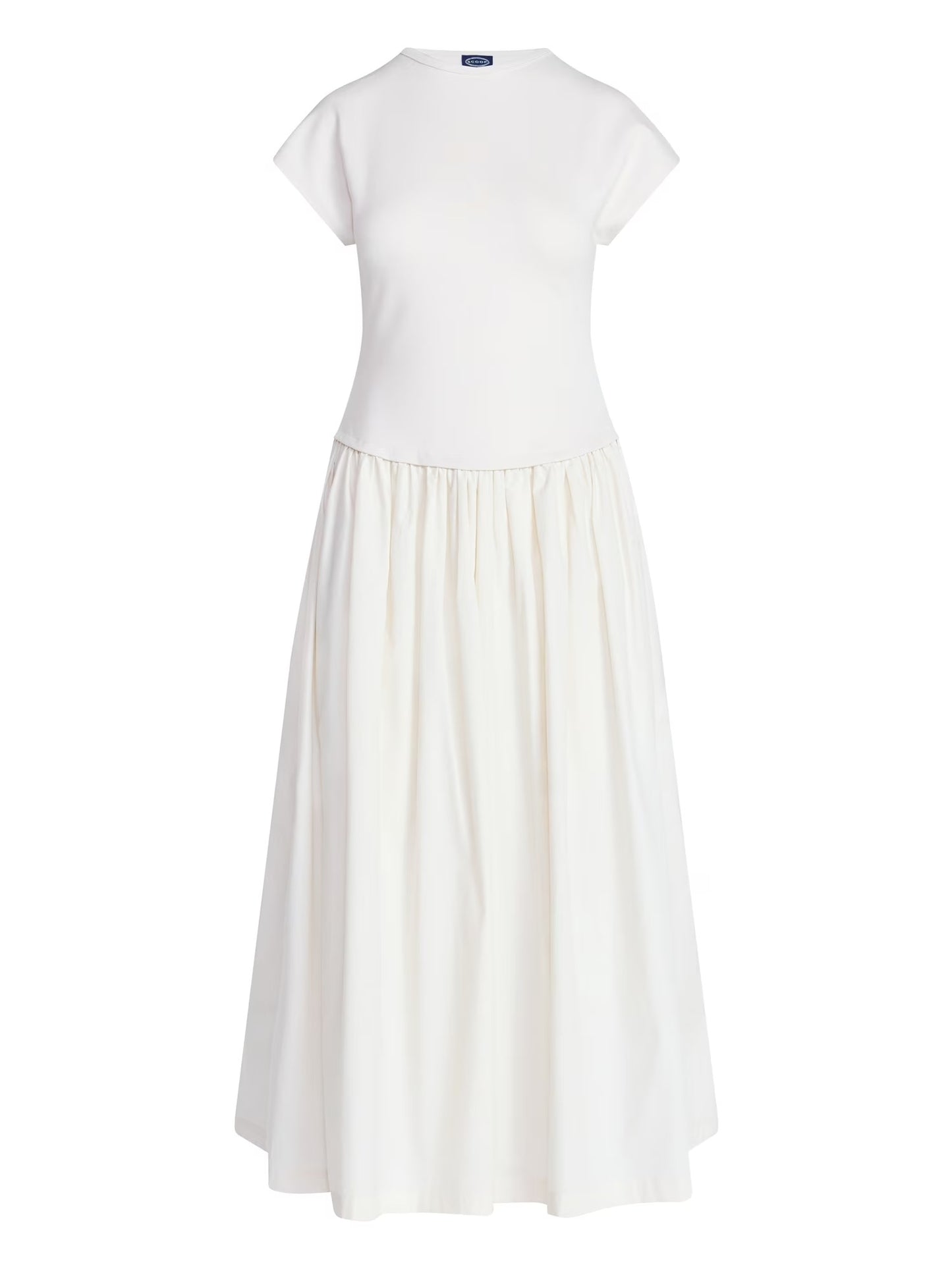 Scoop Women’s Maxi Dress with Short Dolman Sleeves