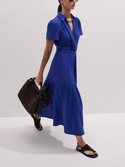 Twist Front Maxi Dress
