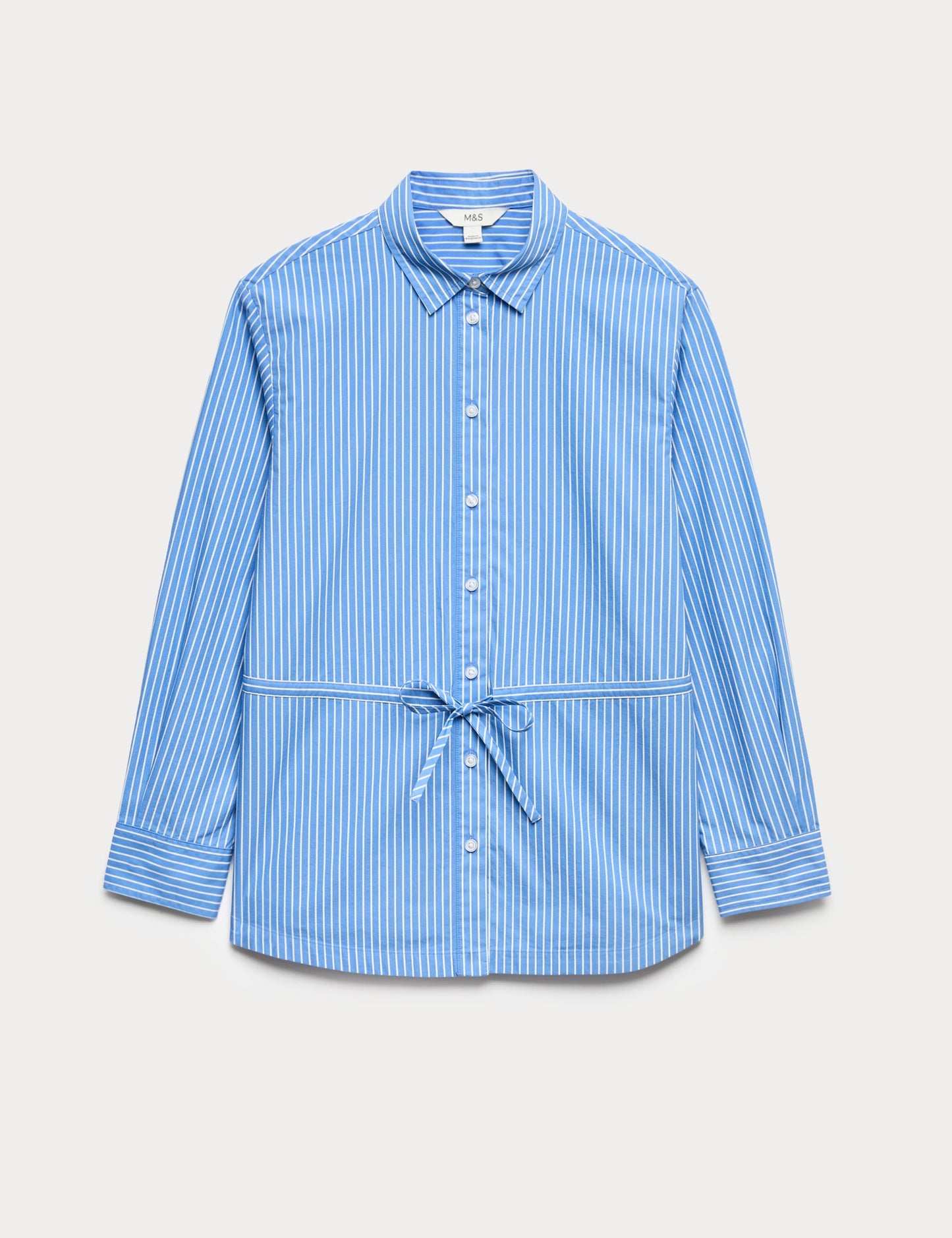 Striped Drawstring Shirt