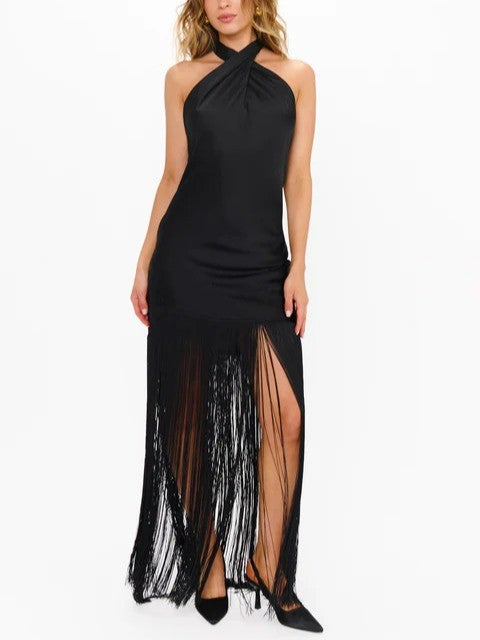 Jasmine Fringe Maxi Dress