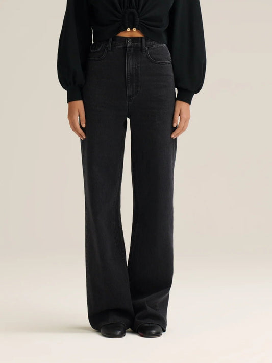 Denim Selvedge Wide Leg Jean