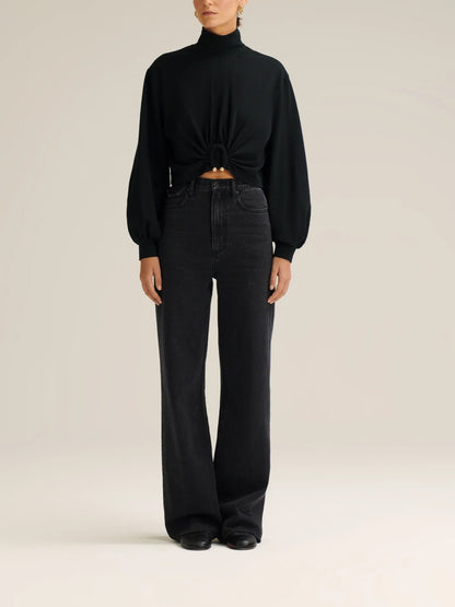 Denim Selvedge Wide Leg Jean
