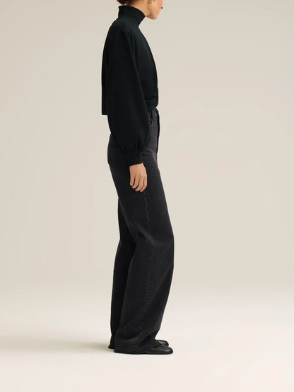 Denim Selvedge Wide Leg Jean