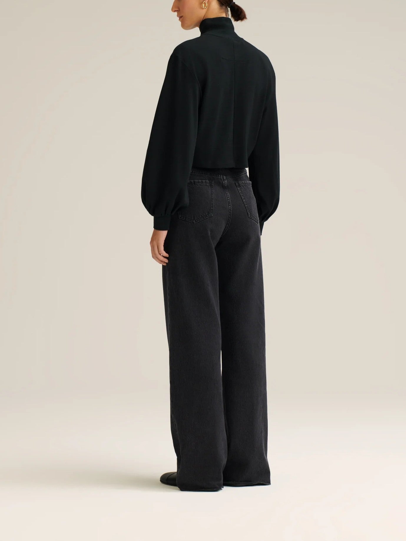 Denim Selvedge Wide Leg Jean