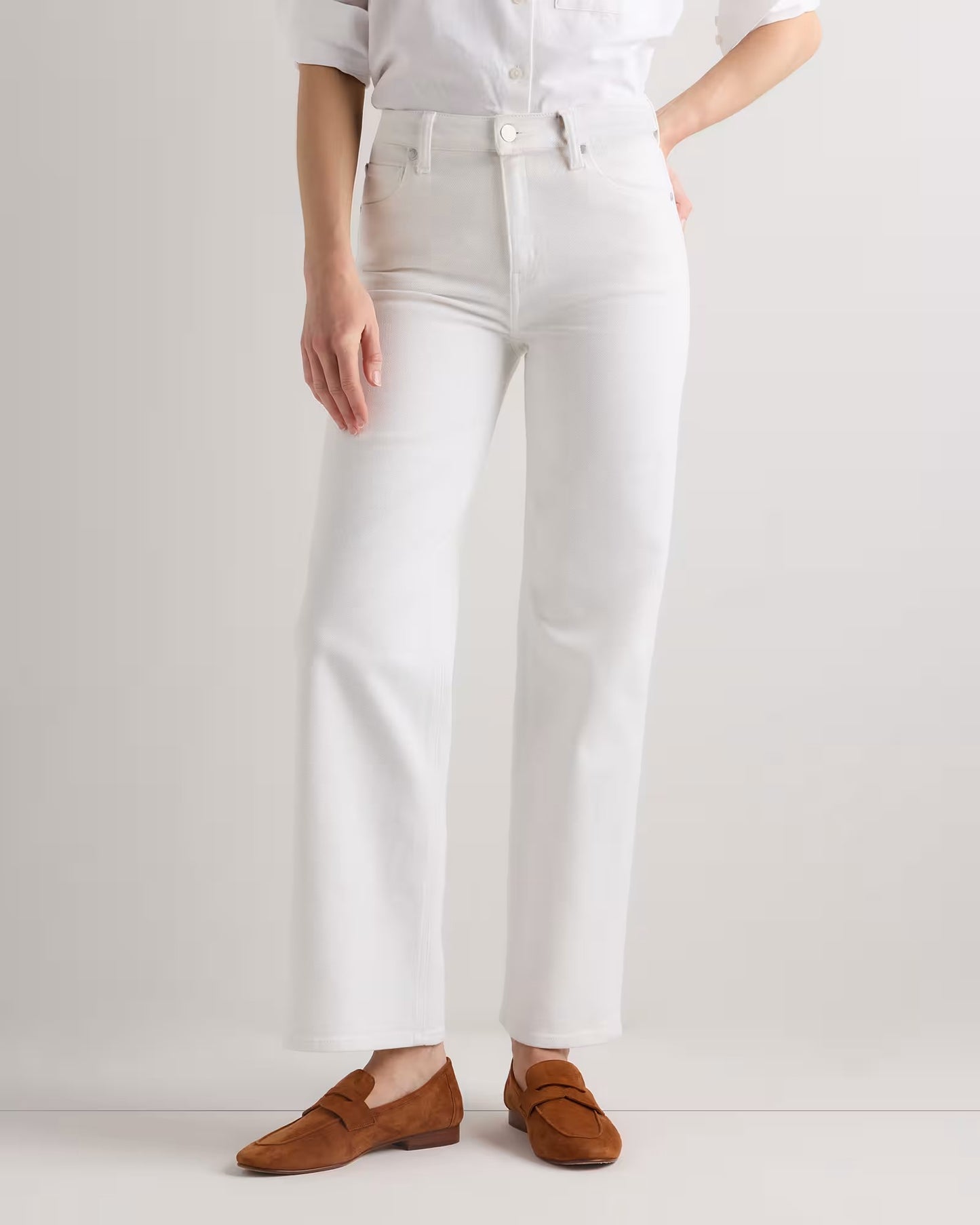 Stretch Relaxed Straight Jeans