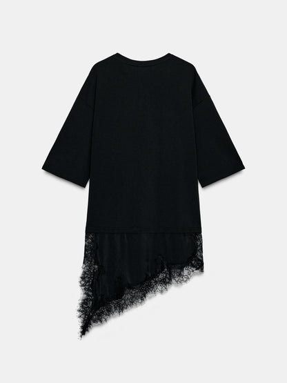 COMBINATION LACE T-SHIRT