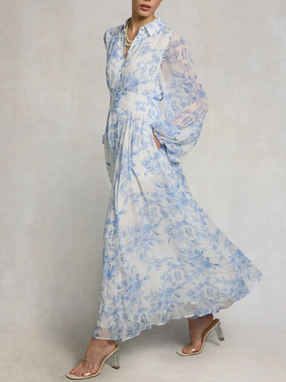 Blue Garden Dress