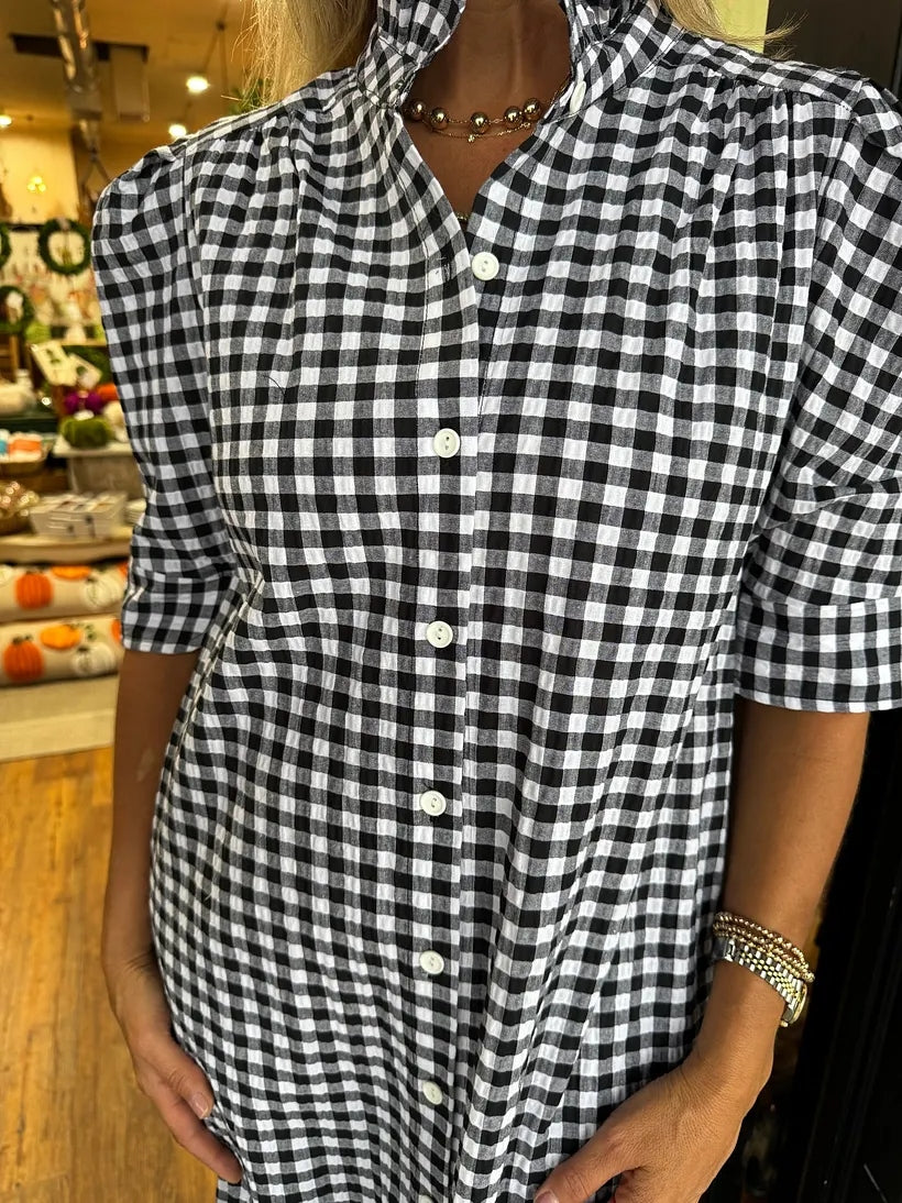 Nina Gingham Dress