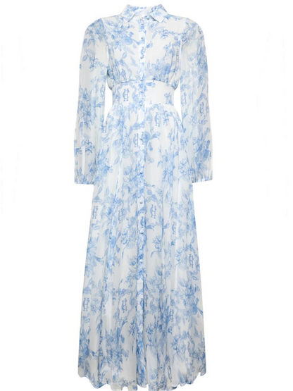 Blue Garden Dress
