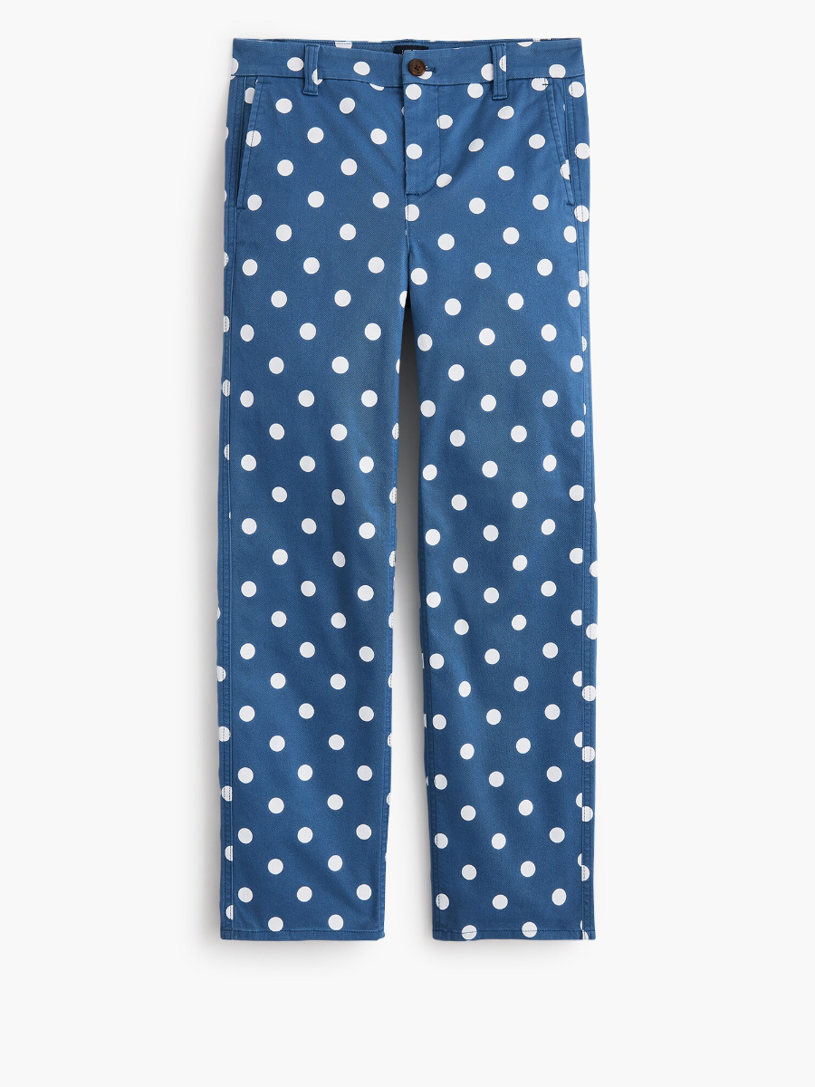Rustic Ocean White Printed Everyday Chino Pant