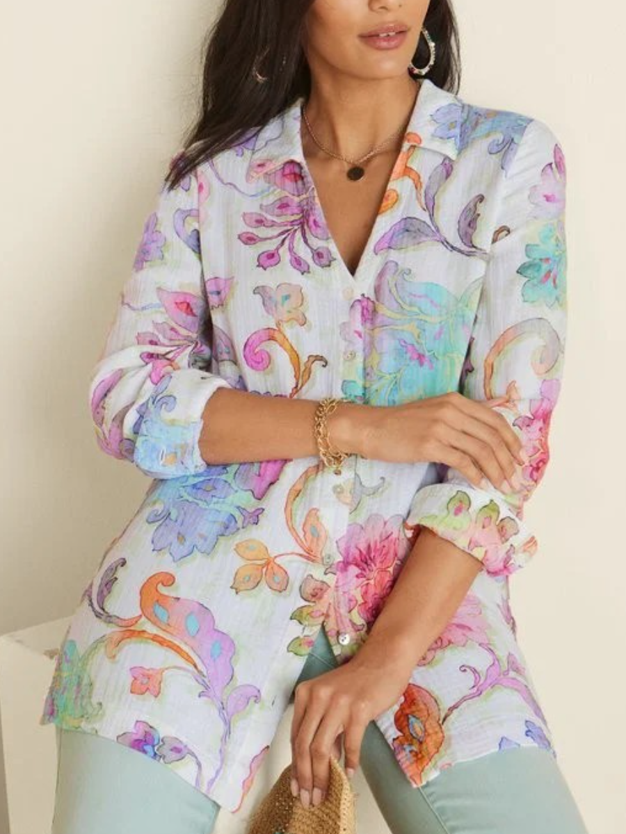 Gauze Tunic Shirt