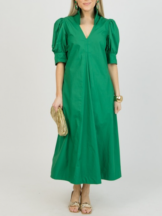 Darby Pleated Maxi Dress