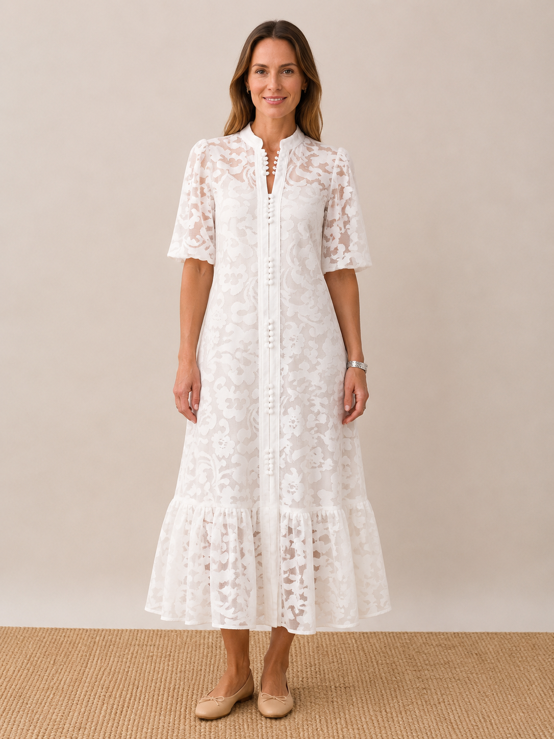 Lace Cotton Dress