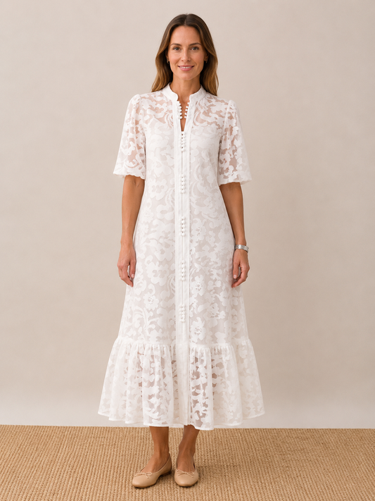 Lace Cotton Dress