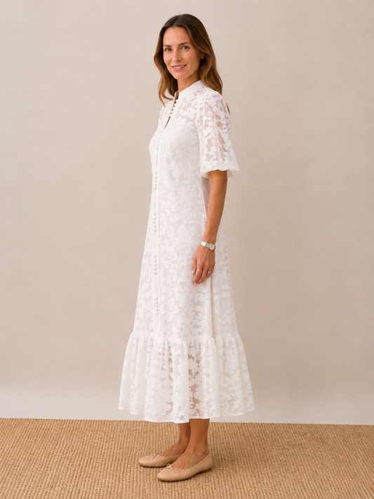 Lace Cotton Dress
