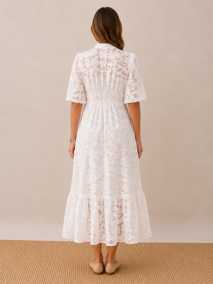 Lace Cotton Dress