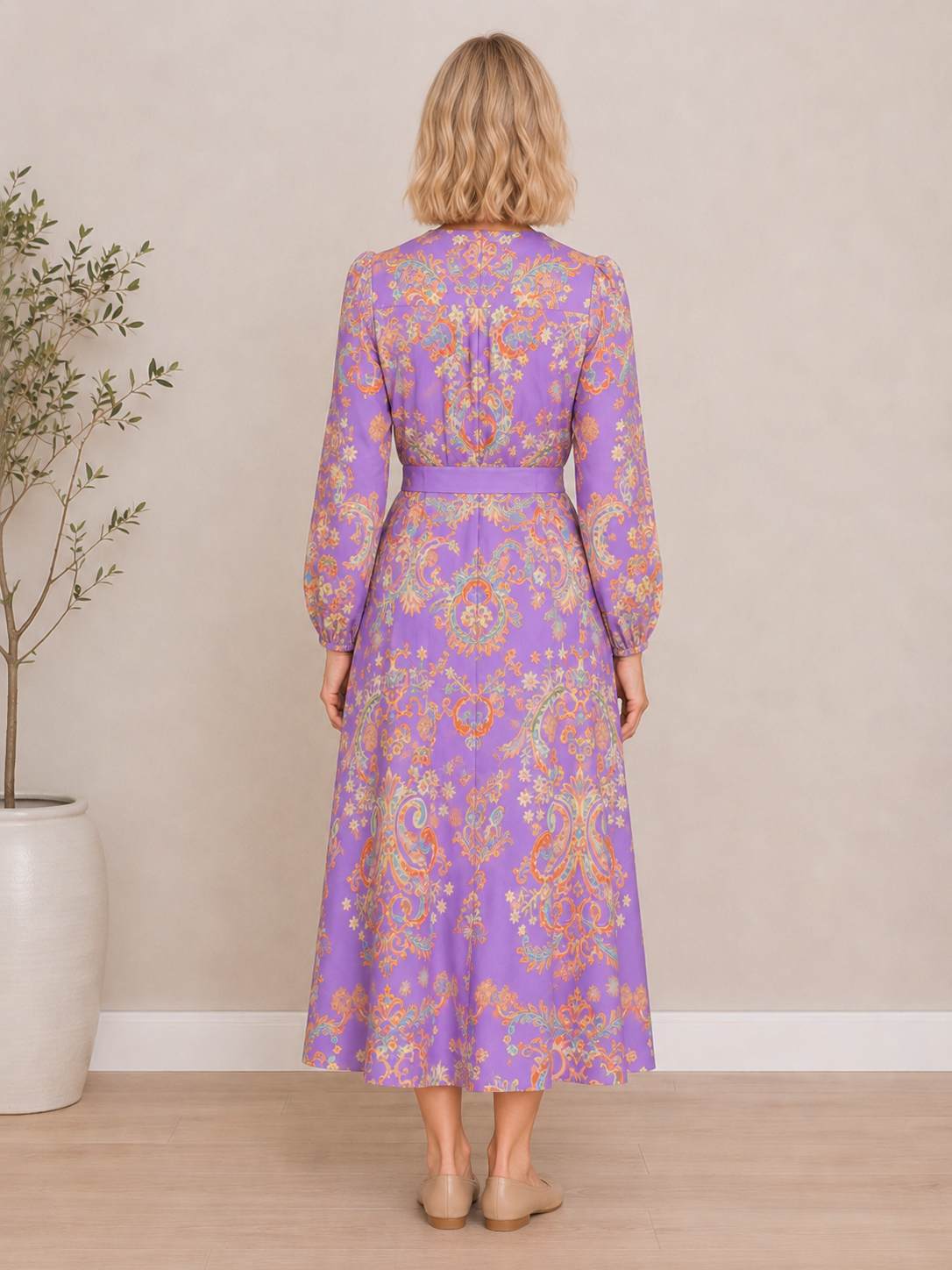 Florence Linen Blend Dress