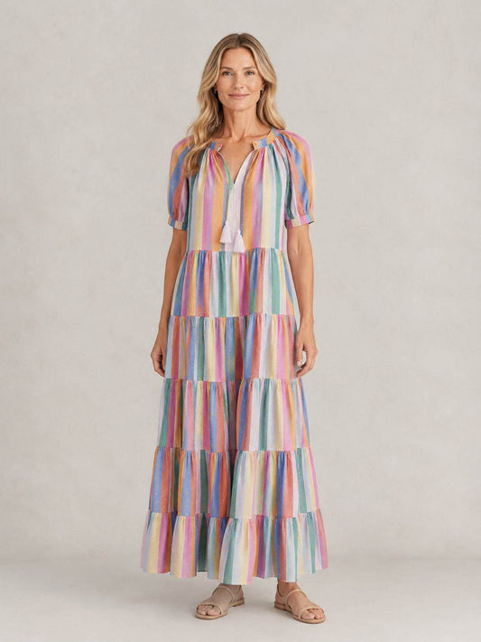 Multi Tiered Maxi Dress