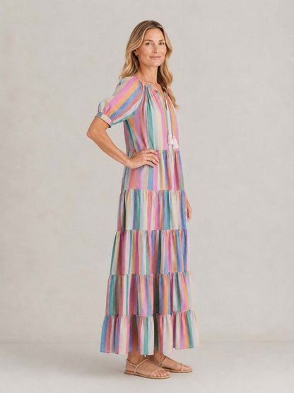 Multi Tiered Maxi Dress