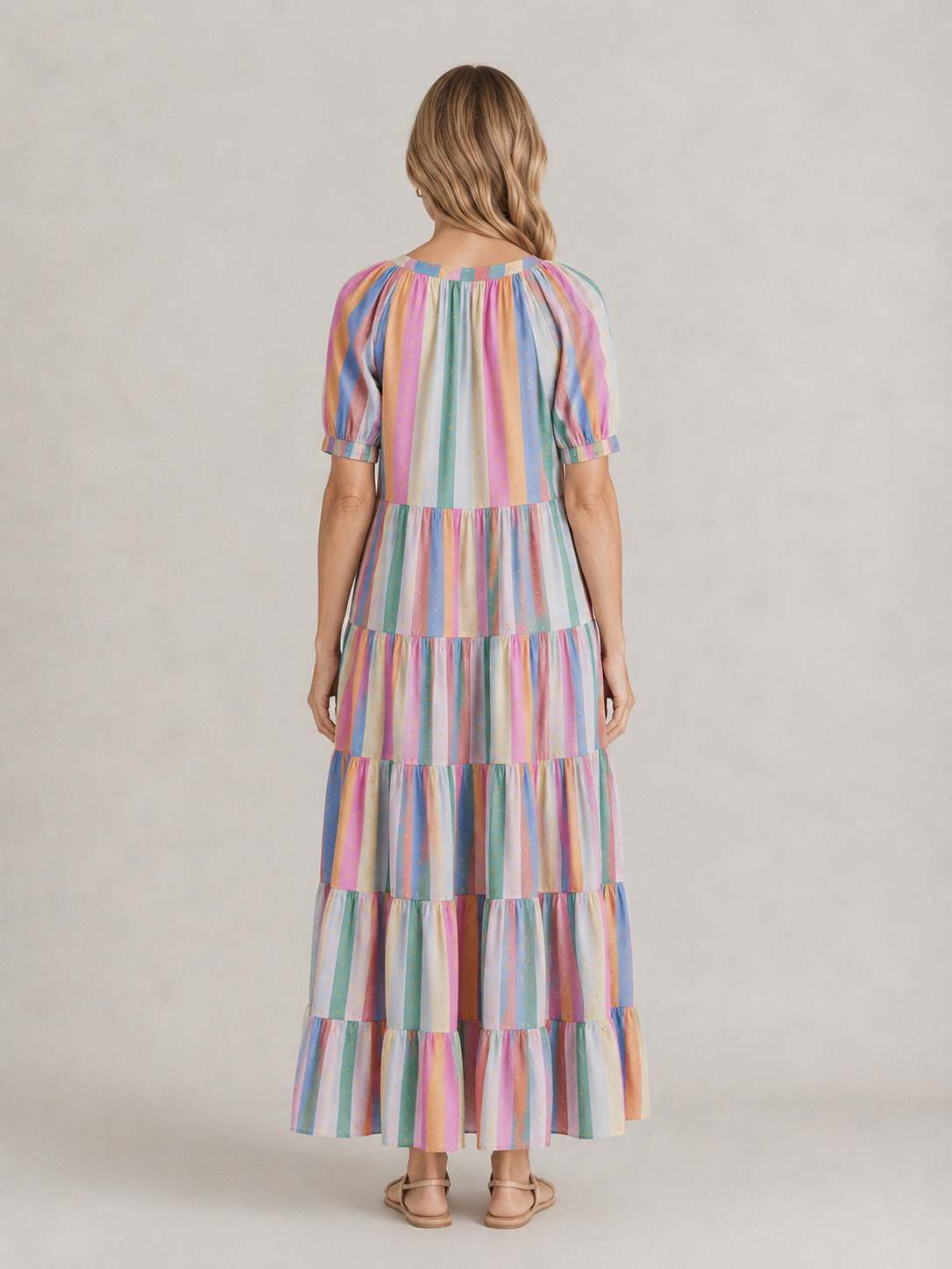 Multi Tiered Maxi Dress