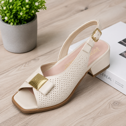 Golden Aura Slingbacks
