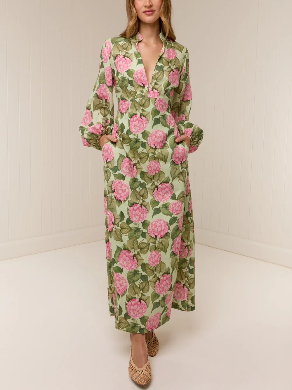 Elodie Dress Pink Jardin