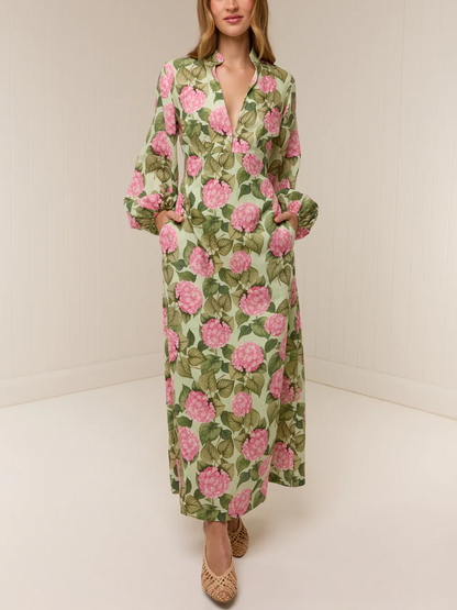 Elodie Dress Pink Jardin