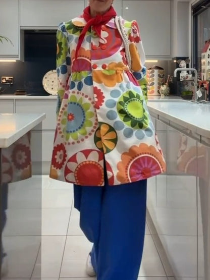 Rainbow Garden Coat
