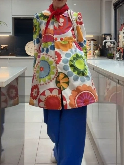 Rainbow Garden Coat