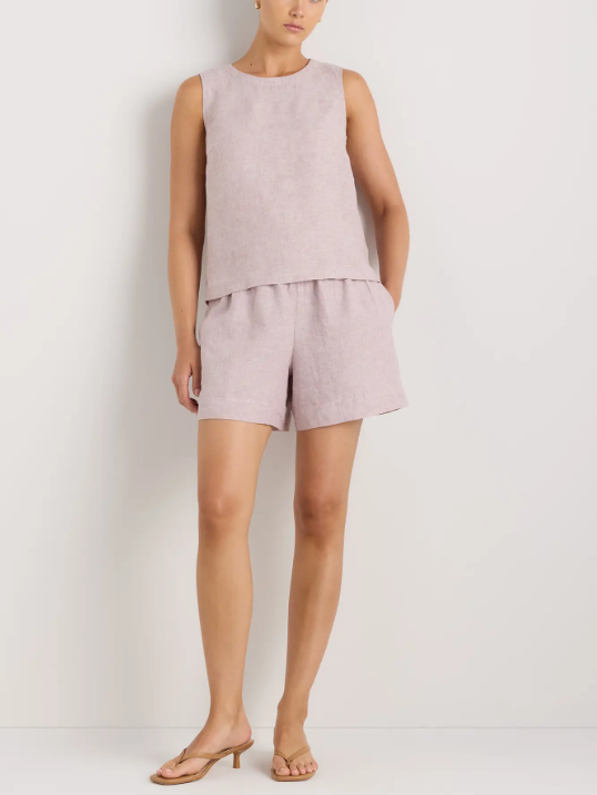 Dusty Lilac Linen Two-Piece Co-ord