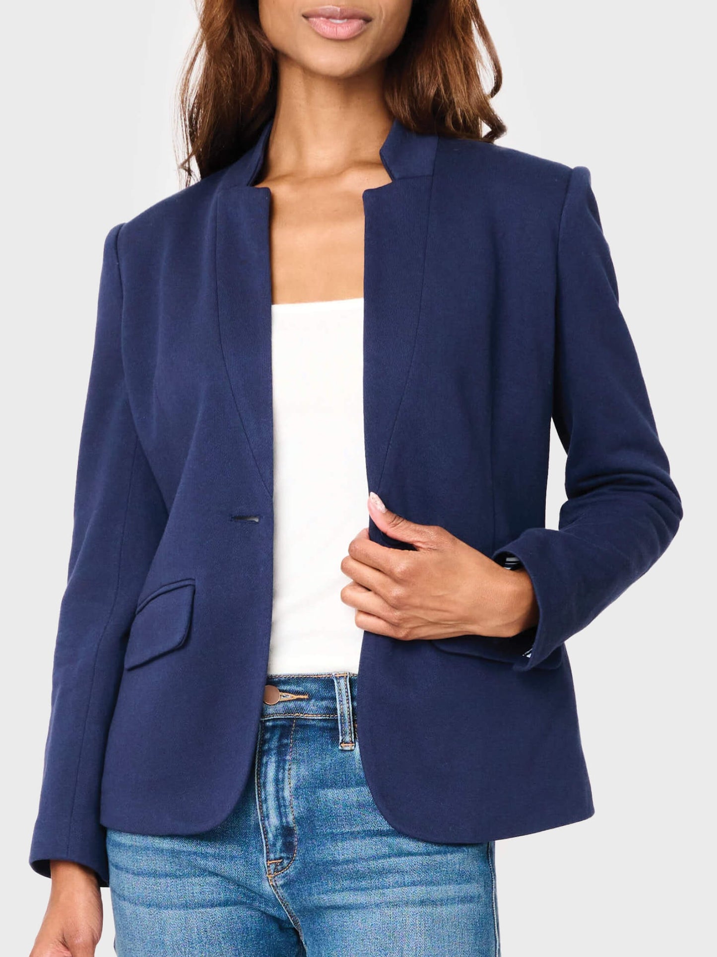 Notch Collar Blazer