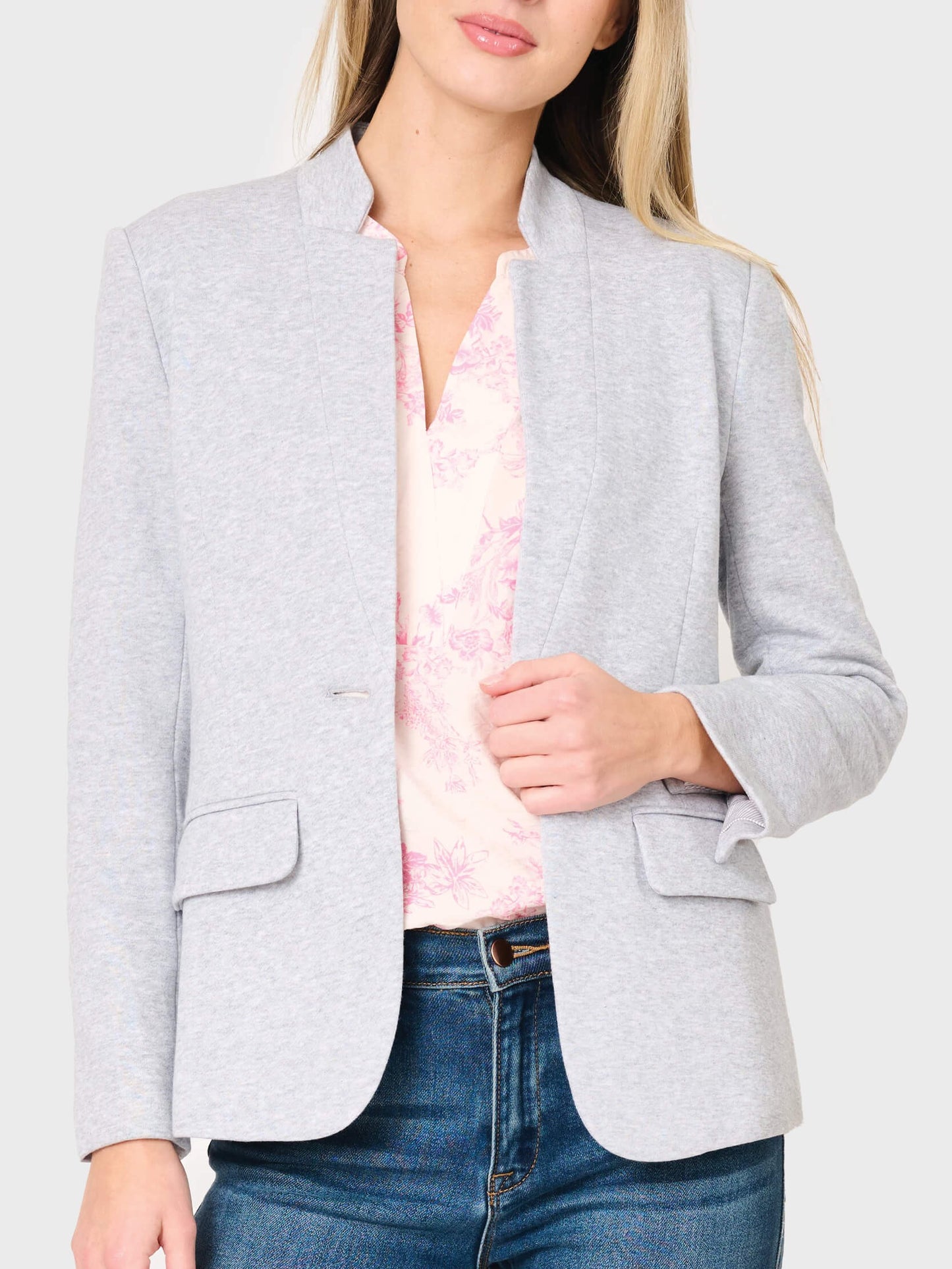 Notch Collar Blazer