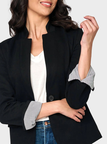 Notch Collar Blazer