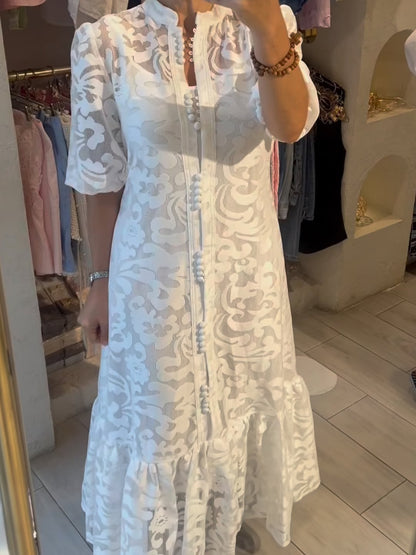 Lace Cotton Dress