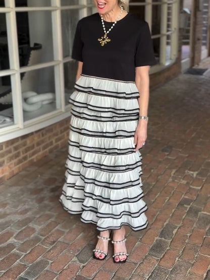 Chic Ruffle Tiered Dress