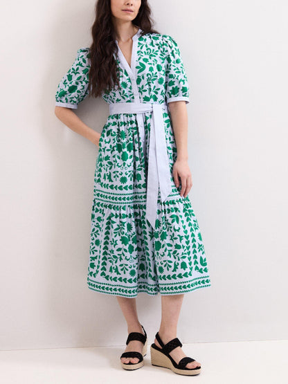 Trinity Floral Heart Shirt Dress