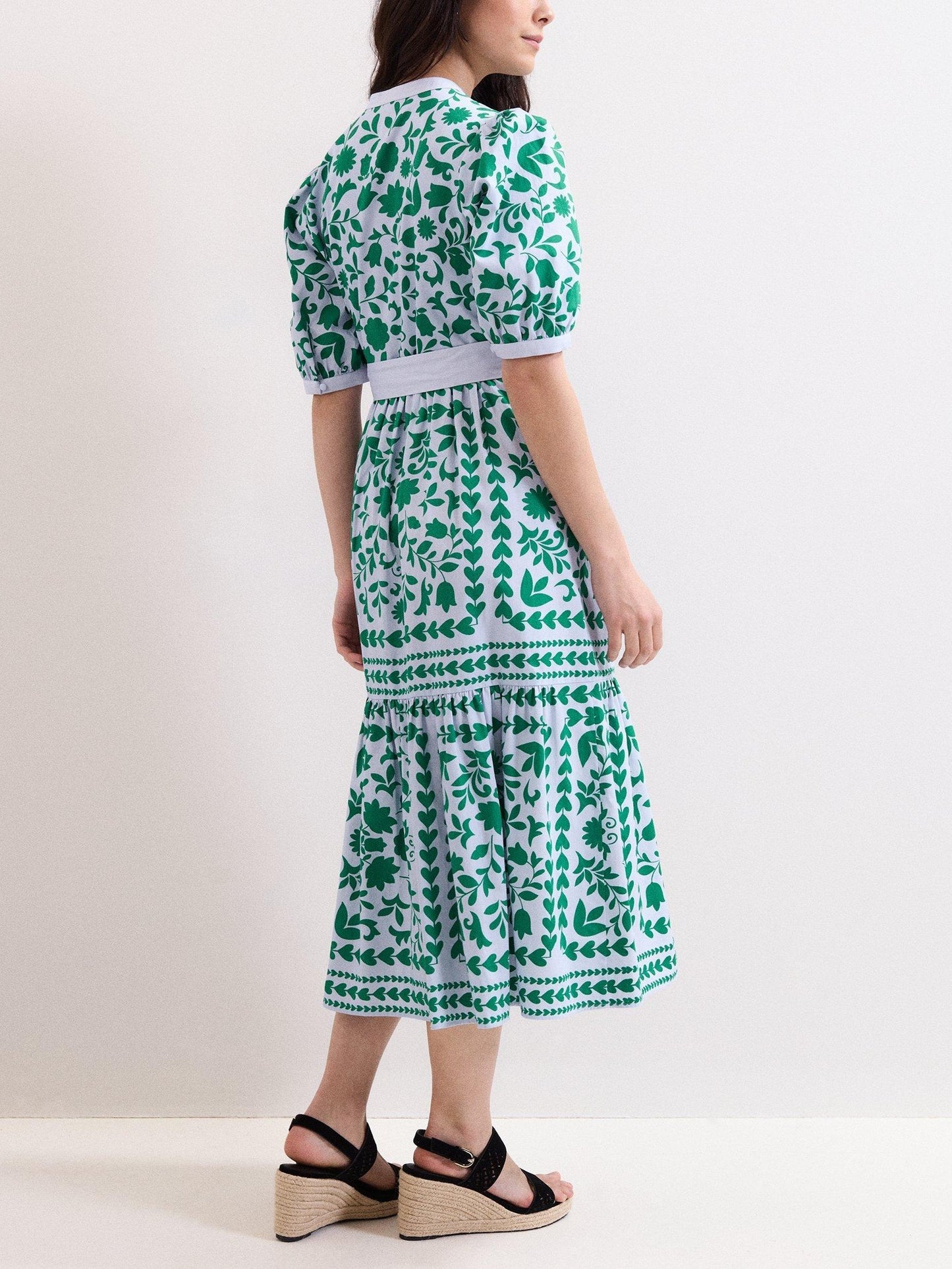 Trinity Floral Heart Shirt Dress