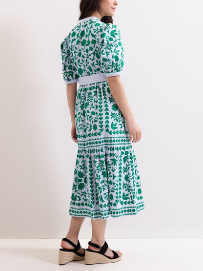 Trinity Floral Heart Shirt Dress