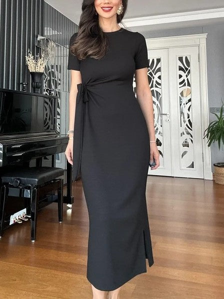 KNOT BOAT MIDI DRESS