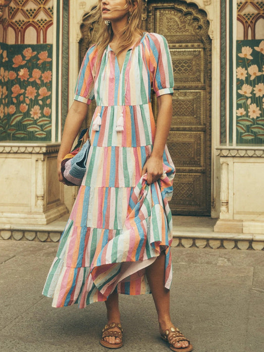 Multi Tiered Maxi Dress