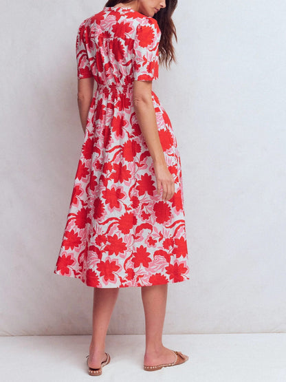 Ivy Linen Midi Dress