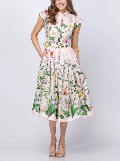 Cara Cara Octavia Dress in Bloomsfield Pink