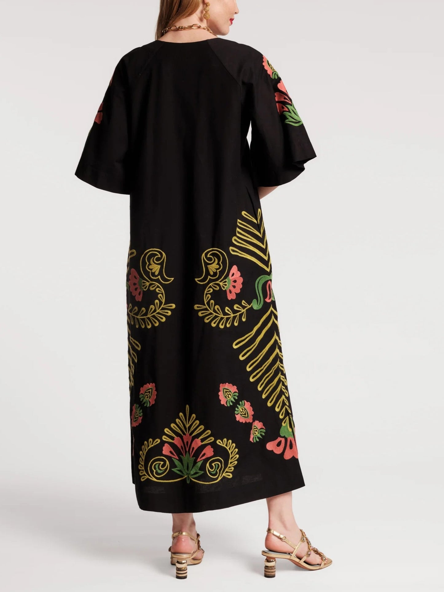 Embroidered Charming Caftan